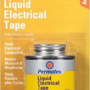 Permatex 85120 Liquid Electrical Tape, 4 oz , Black