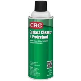 CRC 03140CS CRC CONTACT Cleaner & Protectant 10 WT oz, 16 fl. oz., Aerosol (Pack of 12),Clear Water/White